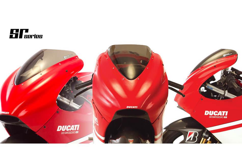 Zero Gravity Racing Windshields for the Ducati Desmosedici RR w/ Black Vinyl mask (2006-2010) Zero Gravity Racing Windshields for the Ducati Desmosedici RR w/ Black Vinyl mask (2006-2010)